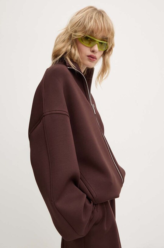 Remain bluza Soft Zipped Jacket 501932578 brązowy