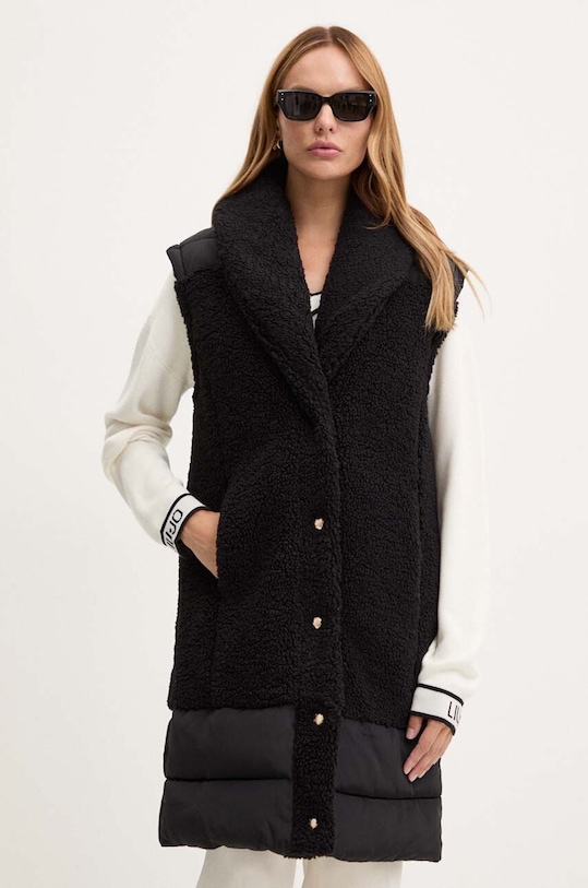 Безрукавка Liu Jo з підкладкою чорний TF4178.E0912