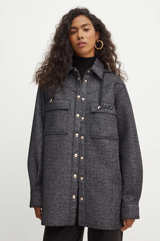 Liu Jo giacca camicia non isolato nero TF4318.J4643