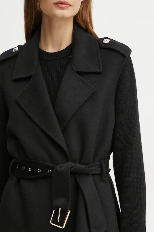 Вълнен елек Liu Jo черен WF4062.T4627