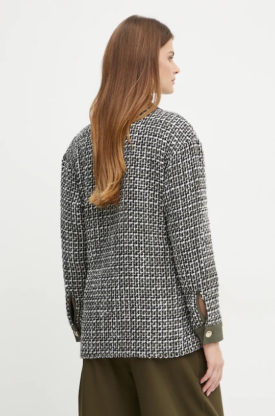 Oblečení Košilová bunda s příměsí vlny Liu Jo WF4502.T1805 zelená