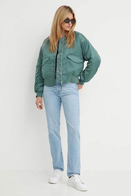 Bunda Levi's A7262 zelená AW24