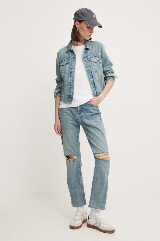 Džínová bunda Pepe Jeans PL402430MS2 modrá AW24
