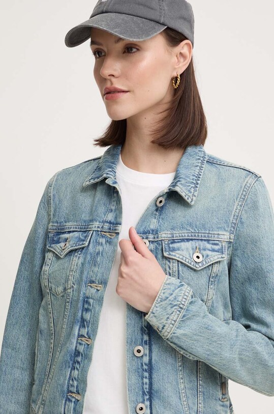 Džínová bunda Pepe Jeans modrá PL402430MS2