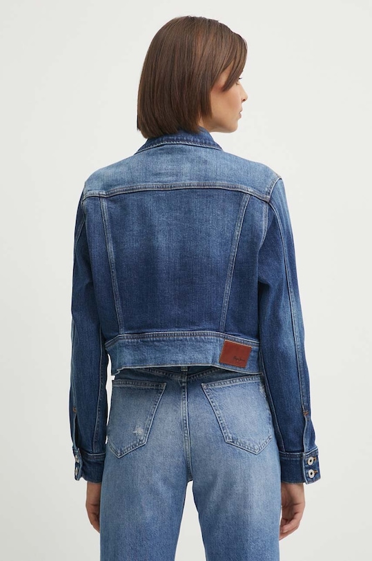 Odzież Pepe Jeans kurtka jeansowa CROPPED JACKET PL402431HV3 granatowy
