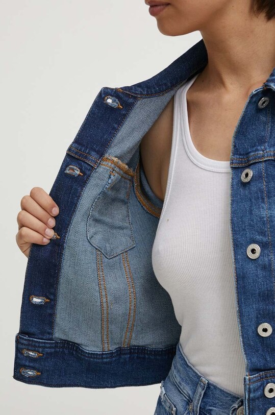 Pepe Jeans kurtka jeansowa CROPPED JACKET PL402431HV3