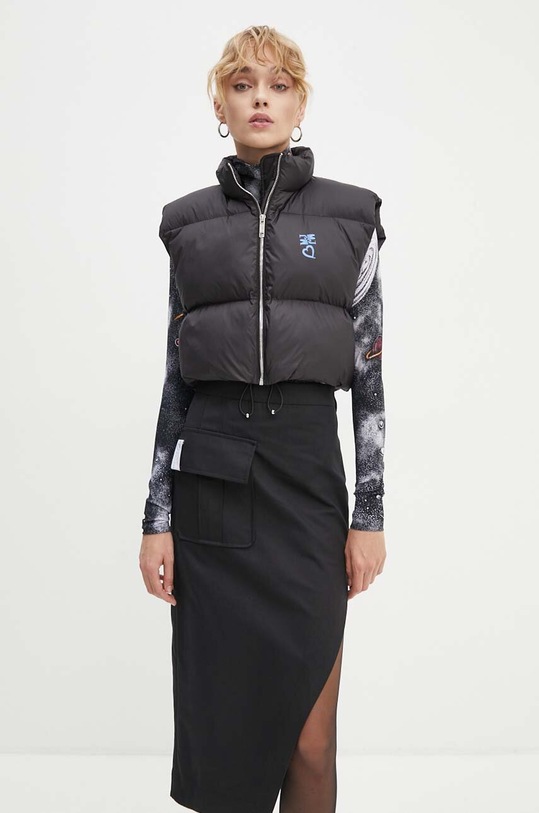 Prsluk Moschino Jeans 0625.8218 crna AW24