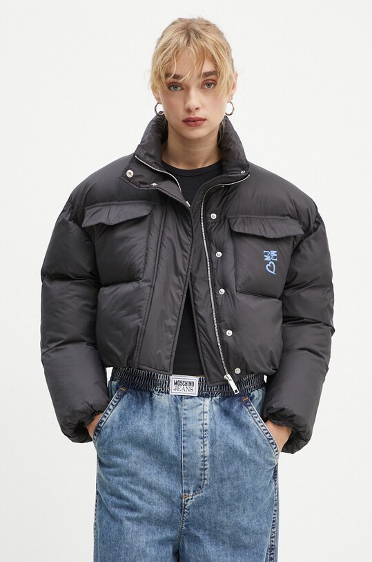 Куртка Moschino Jeans з підкладкою чорний 0609.8218