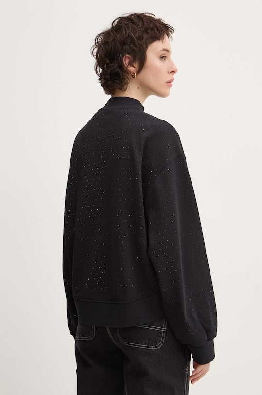 Oblečení Bavlněná mikina Barrow F4BWWOSW110 černá