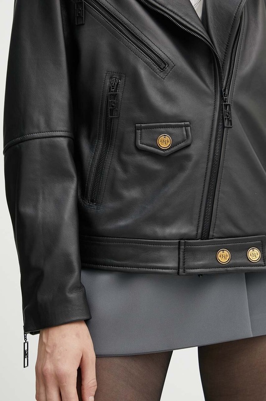 Kožená bunda Elisabetta Franchi GD42Z46E2