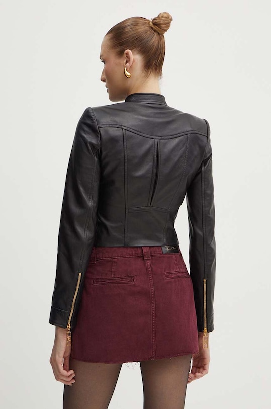 Дрехи Кожено яке Elisabetta Franchi GD43Z46E2 черен