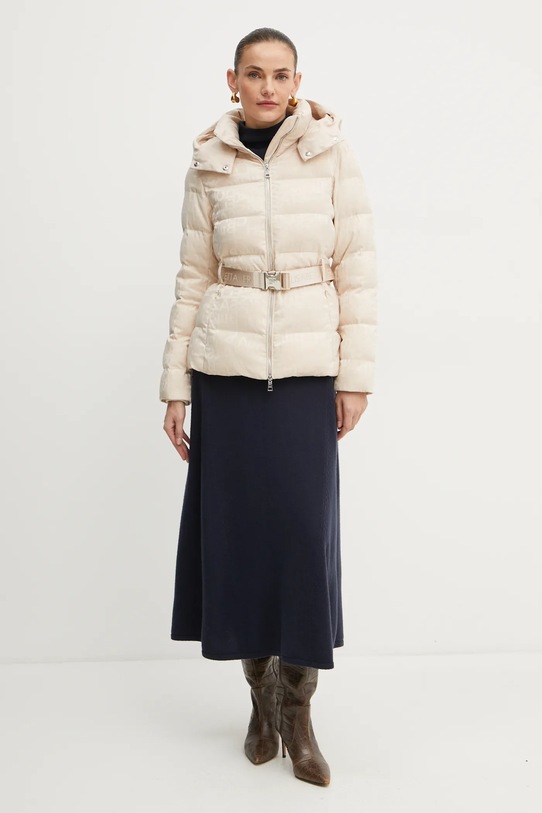 Elisabetta Franchi geaca PI70D46E2 bej AW24