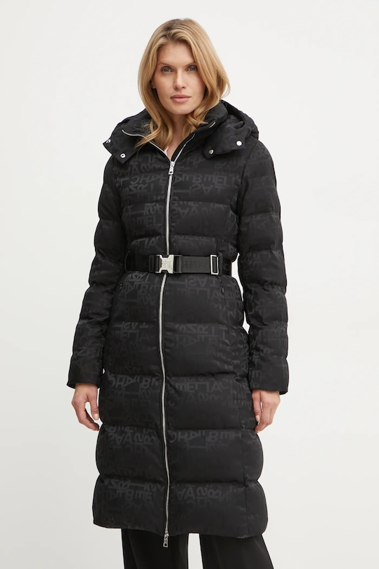 Bunda Elisabetta Franchi s podšívkou černá PI71D46E2