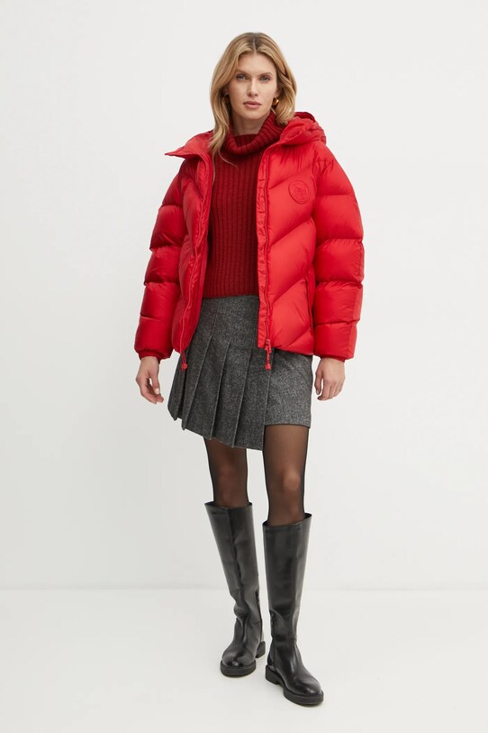 Elisabetta Franchi kurtka PI72D46E2 czerwony AW24