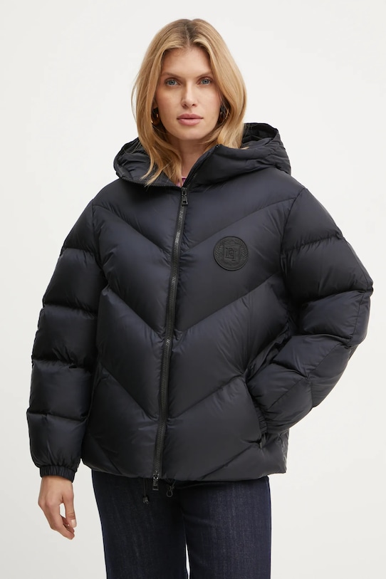 Elisabetta Franchi geaca cu captuseala negru PI72D46E2