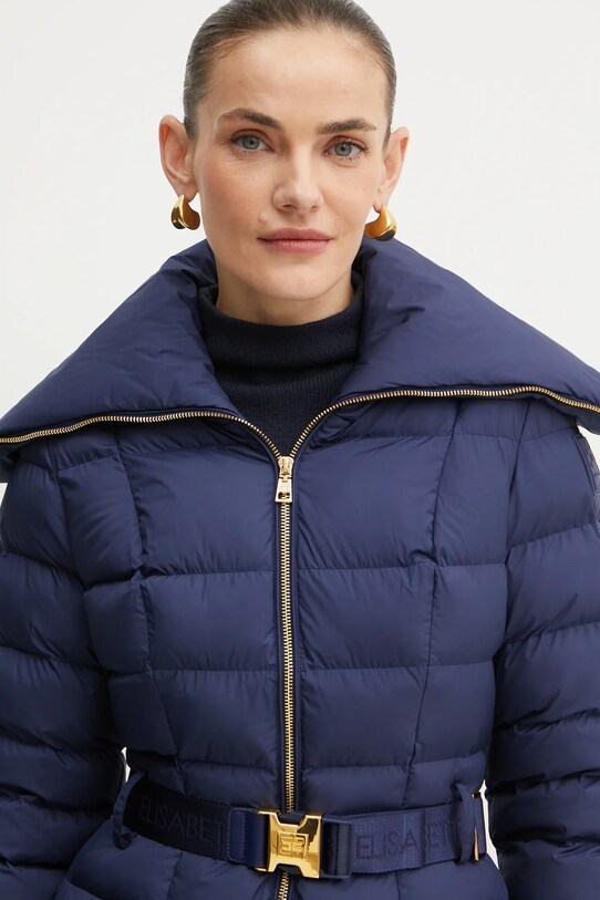 Elisabetta Franchi geaca bleumarin PI76D46E2