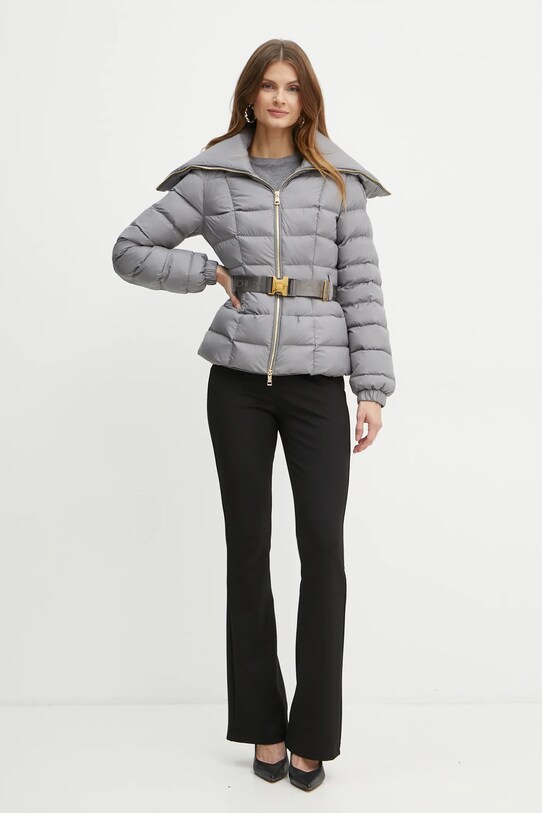 Куртка Elisabetta Franchi PI76D46E2 серый AW24