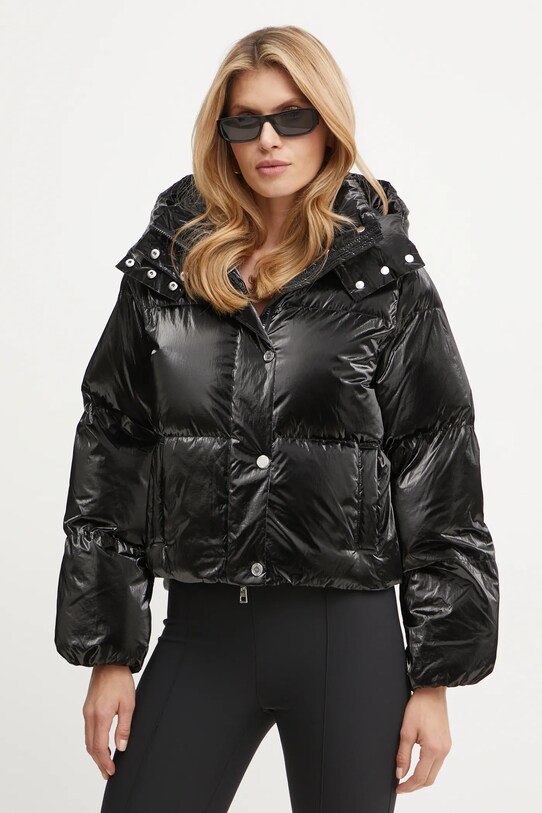 Куртка Elisabetta Franchi с утеплением чёрный PI77D46E2