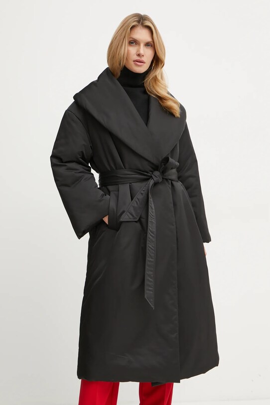 Jakna Elisabetta Franchi PI78H46E2 crna AW24