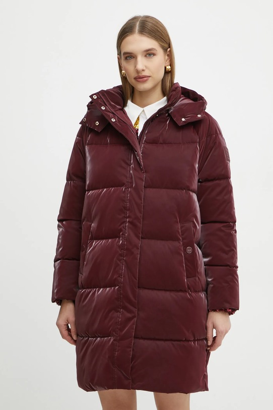 Bunda Elisabetta Franchi PI79Z46E2 burgundské