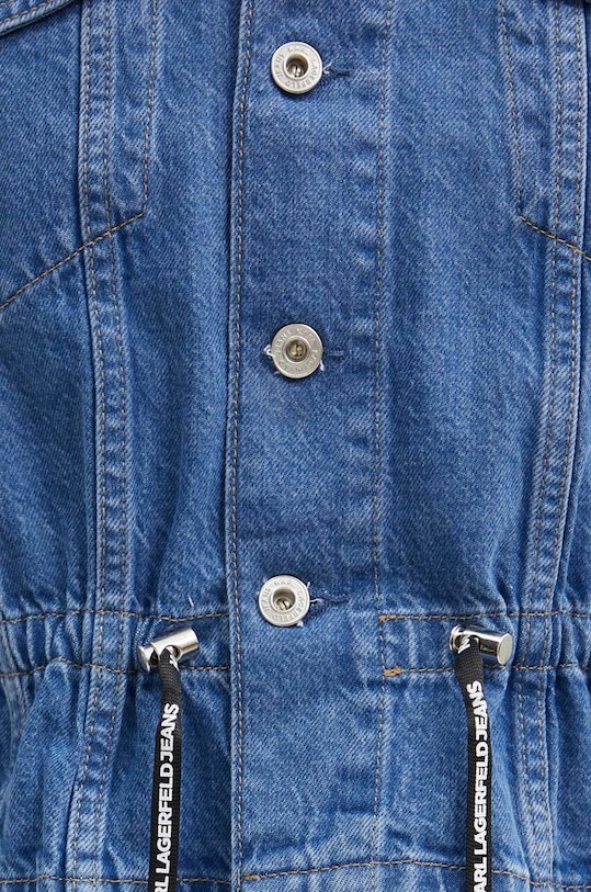 Karl Lagerfeld Jeans kurtka jeansowa 245J1400 niebieski