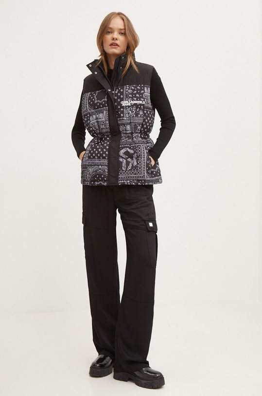 Karl Lagerfeld Jeans vesta 245J1505 negru AW24