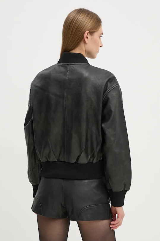 Îmbrăcăminte Marc O'Polo geacă de piele 409701873035 negru