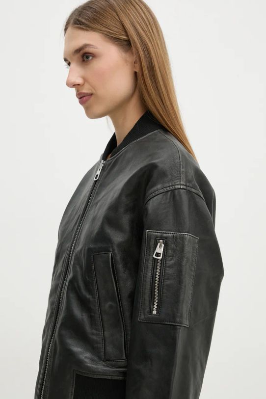 Marc O'Polo geacă de piele 409701873035 negru