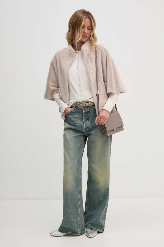 Пальто Joseph Ribkoff 243917 бежевий AW24