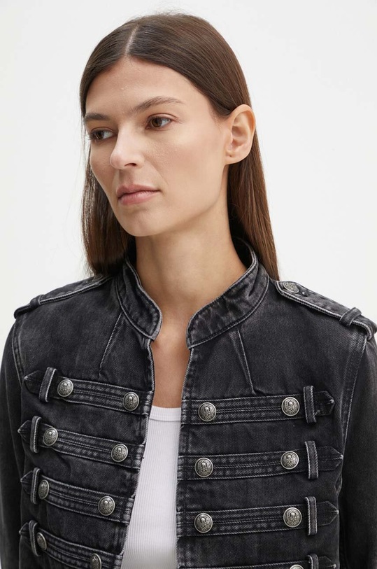 The Kooples kurtka jeansowa FBLO29030J czarny