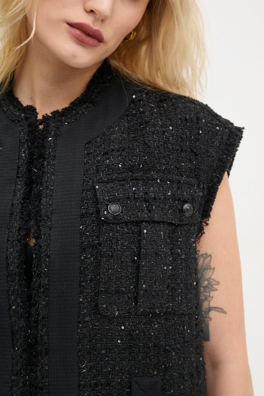 Prsluk The Kooples FVES29010K crna