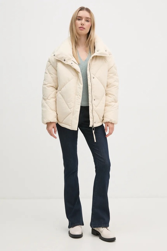 Μπουφάν United Colors of Benetton 2FEADN06A μπεζ AW24