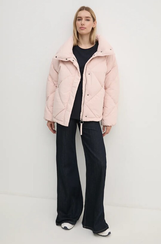 United Colors of Benetton kurtka 2FEADN06A różowy AW24