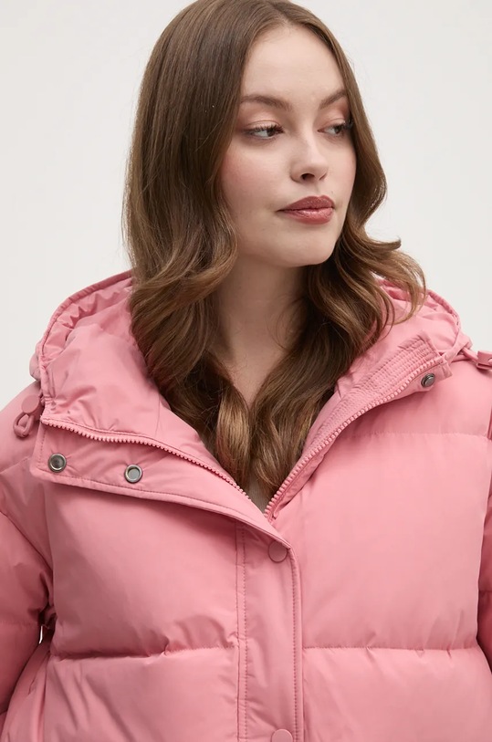 Péřová bunda United Colors of Benetton oranžová 2JF8DN061