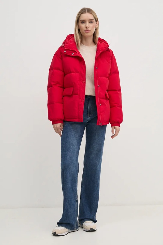 United Colors of Benetton kurtka puchowa 2JF8DN061 czerwony NC24