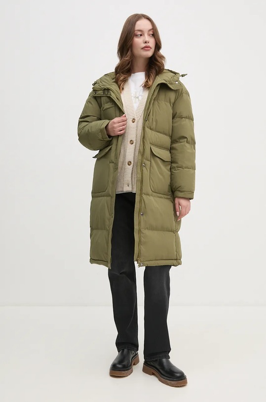 United Colors of Benetton kurtka puchowa 2JF8DN060 zielony AW24