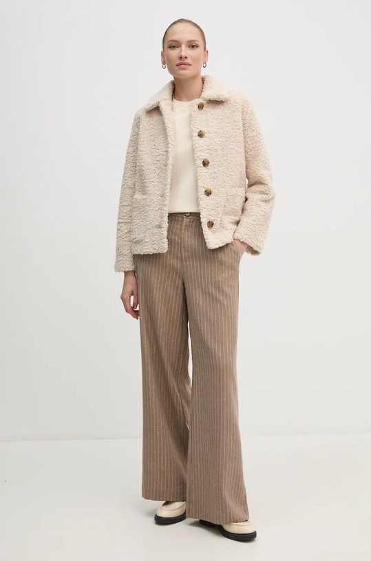 Куртка United Colors of Benetton 25QFDN068 бежевый NC24