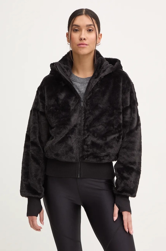 Яке Dkny изкуствен косъм черен DP4J9533