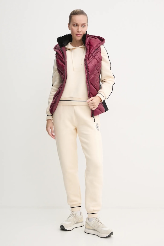 Dkny vesta DP4V3157 burgundia AW24