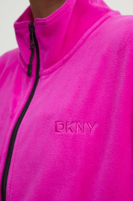 Флісова кофта Dkny DP4J9484 рожевий