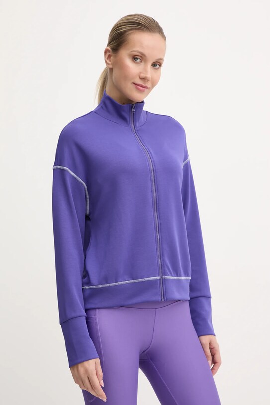 Кофта United Colors of Benetton с эластаном фиолетовой 3JLC3M06H