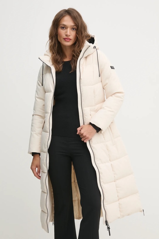 Dkny kurtka beżowy DLEMPP55