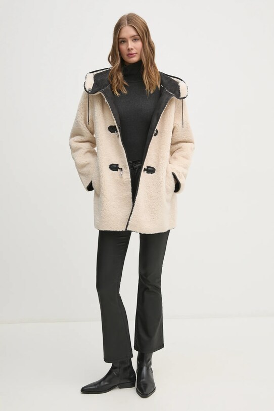 Dkny kurtka DLEMFV50 beżowy AW24
