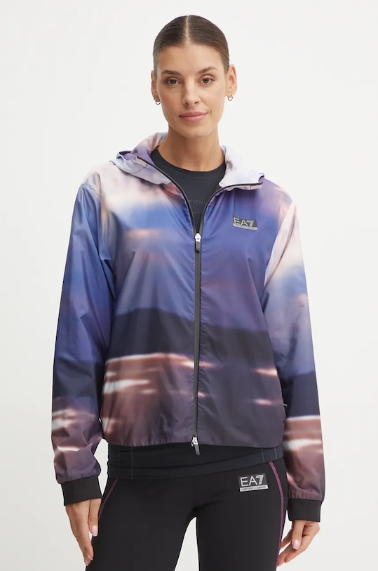 EA7 Emporio Armani kurtka treningowa pozostałe fioletowy TNP6Z.6DTB02.2702