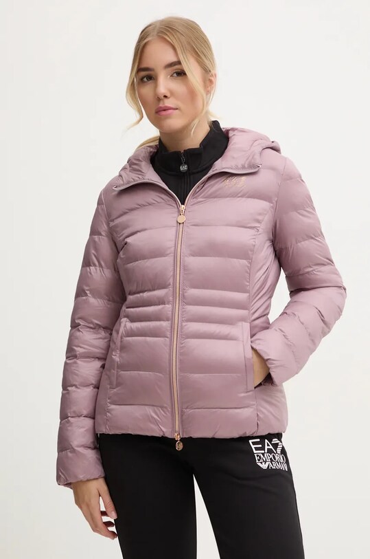 Bunda EA7 Emporio Armani s podšívkou růžová TN88Z.6DTB04.1341