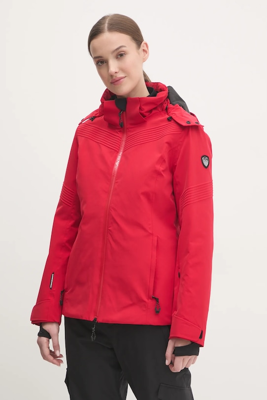 EA7 Emporio Armani kurtka narciarska Cortina Embossed Toray sporty zimowe czerwony TN44Z.6DTG03.1461