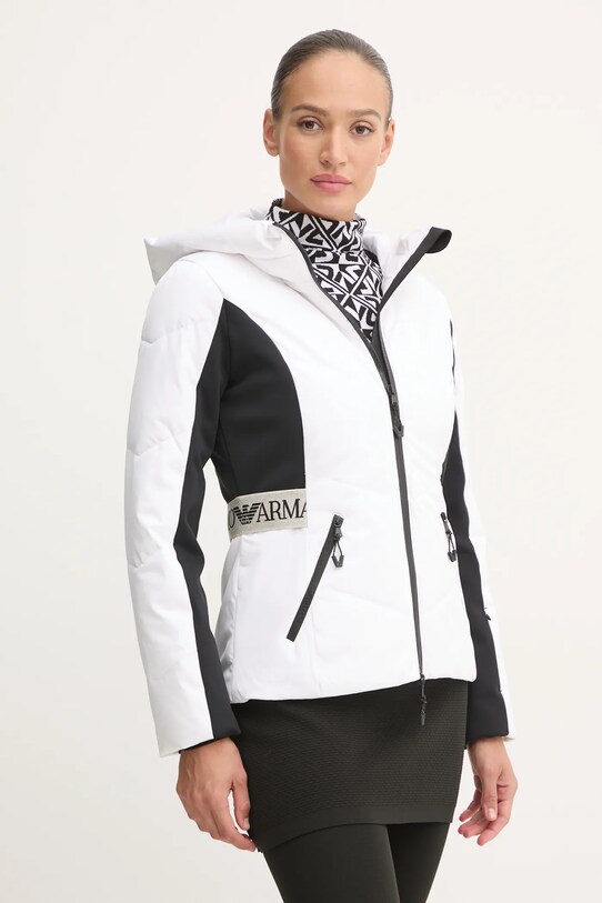 Гірськолижна куртка EA7 Emporio Armani зимовий спорт білий TNCJZ.6DTG13.1100