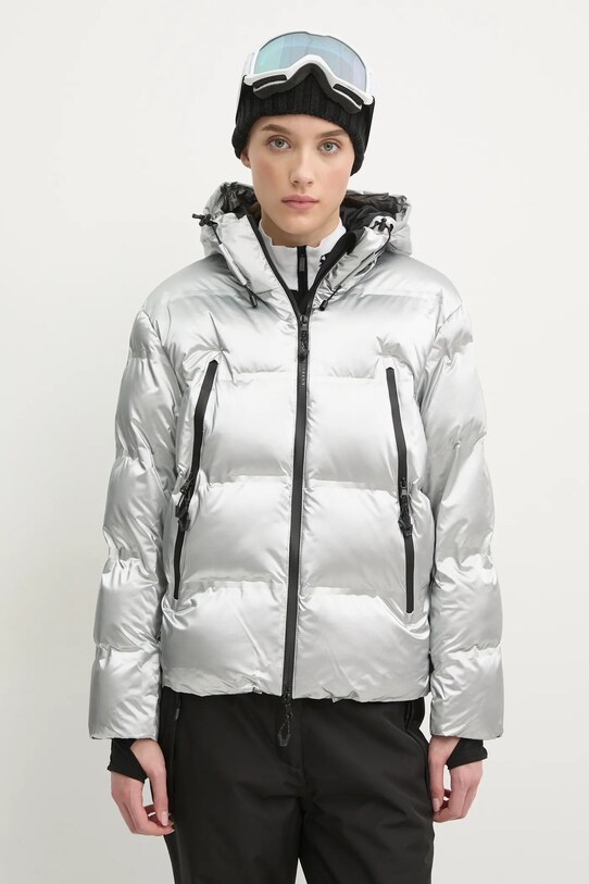 Гірськолижна куртка EA7 Emporio Armani зимовий спорт срібний TNICZ.6DTG14.1936