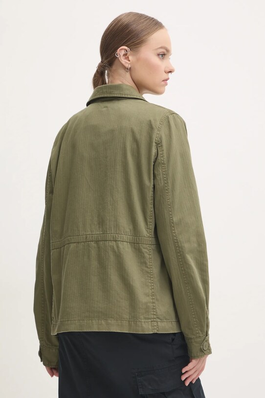 Одежда Хлопковая куртка Superdry W5011761A.A2Q зелёный