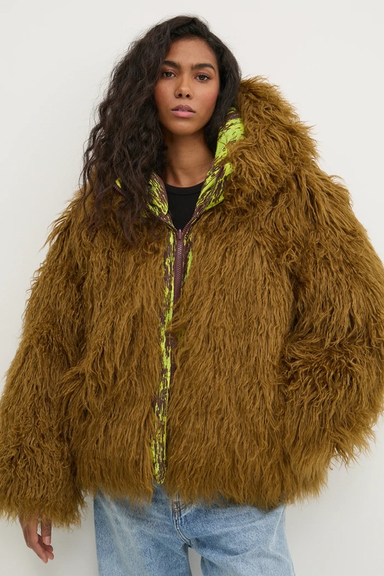 Diesel giacca reversibile W-ASABI A14541.0PITQ verde AW24